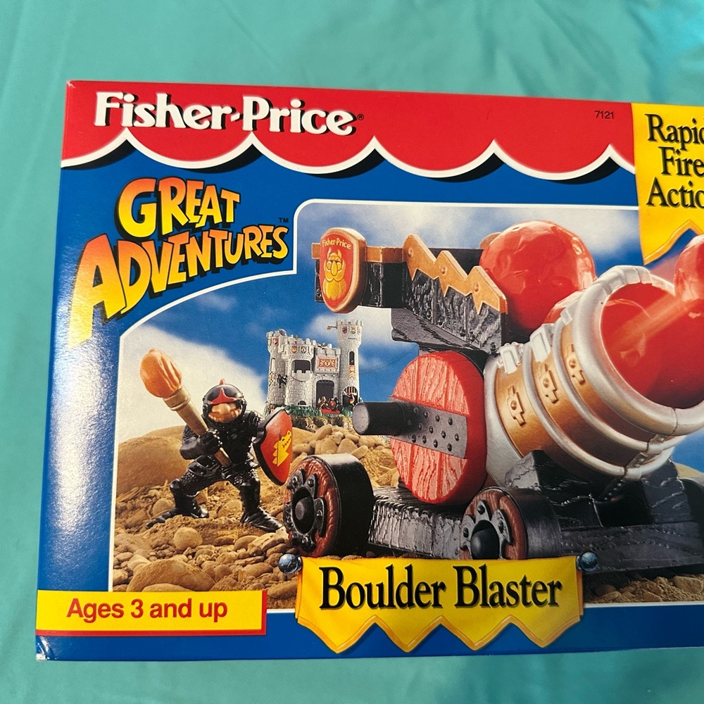 Fisher-Price Great Adventures Boulder Blaster with Red and Black